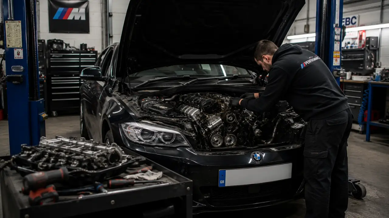 Before engine repair in Birmingham