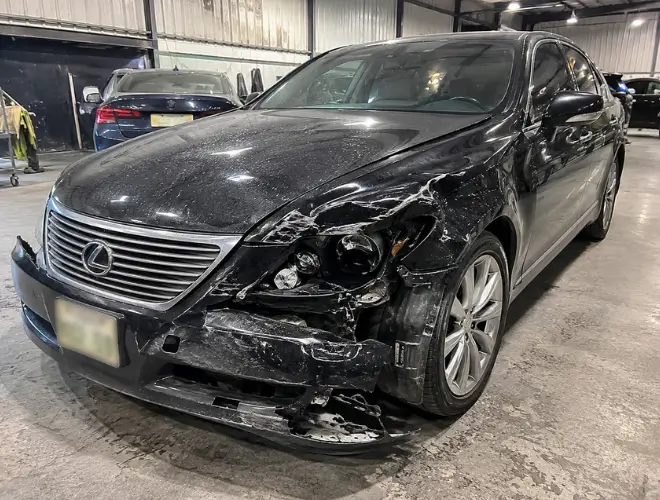 Before bumper damage repair in Birmingham
